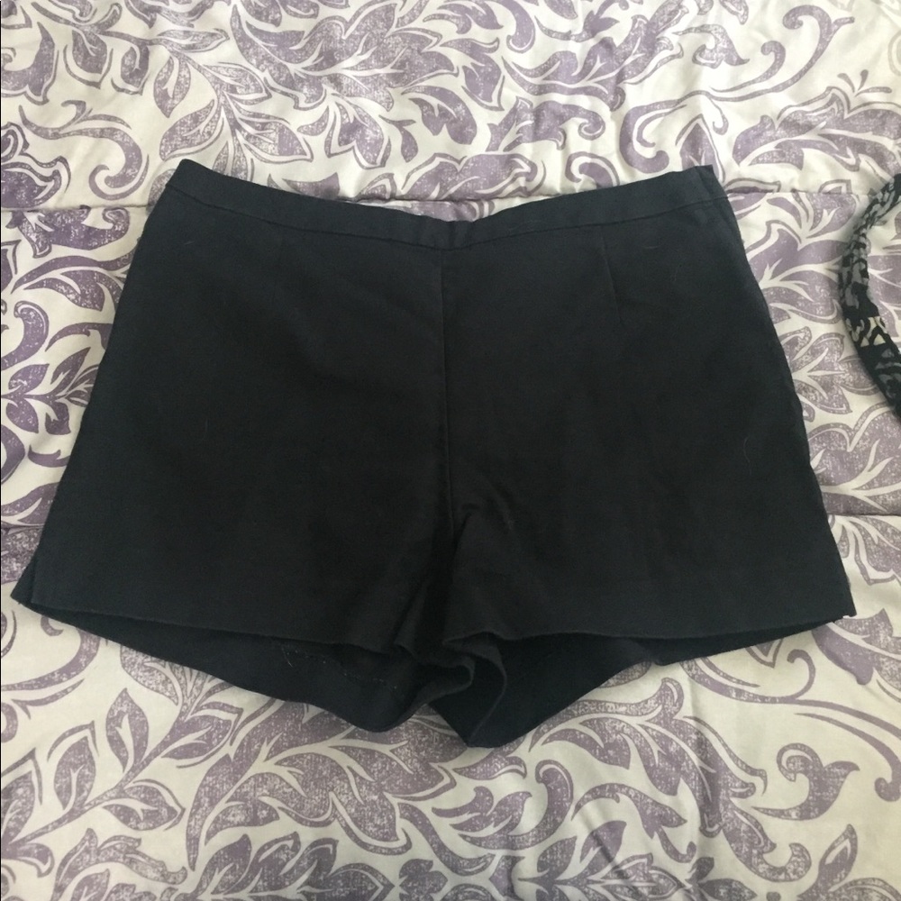 Black high waste shorts!